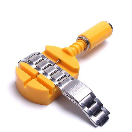 Vise for shortening watch bracelets - Universal tool for adjusting the length of a strap