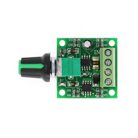 Regulator prędkości obrotów silnika PWM 1.8V-15V 2A