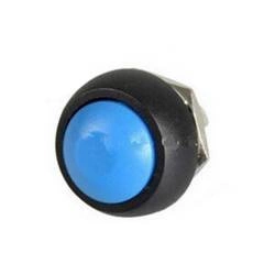 Momentary pushbutton PBS-33B - blue - 250V-1A - 12mm - monostable - round