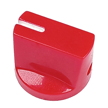 Gałka do Potencjometru - oś 6mm - wys. 17mm - pokrętło Red 1 szt 
