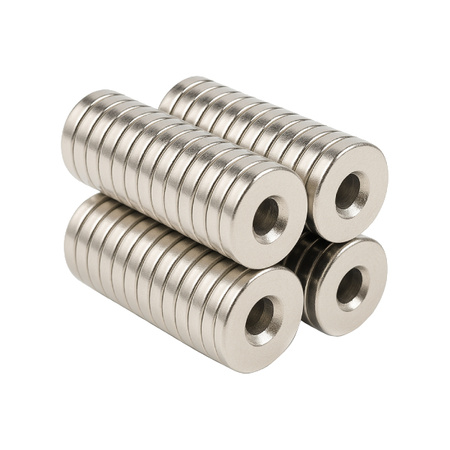 Magnes 10x3-3mm pierścieniowy N35 - magnes neodymowy