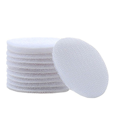 Self-adhesive Velcro for fixing - 60mm circle - white - 5pcs - adhesive tape