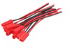 Wtyk JST - BEC z przewodem - 10 szt - męski 110mm - (male)