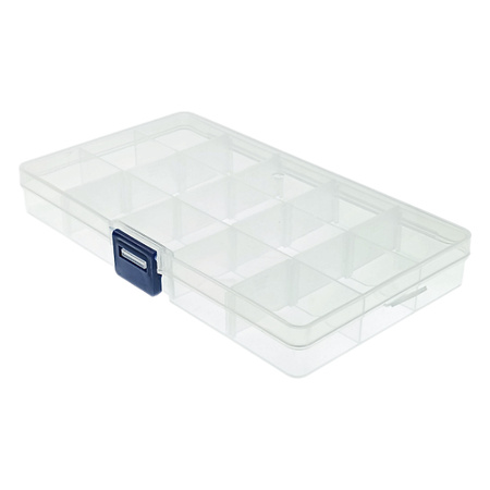 Organizer 15 przegródek 175x100x22mm - pojemnik na drobiazgi