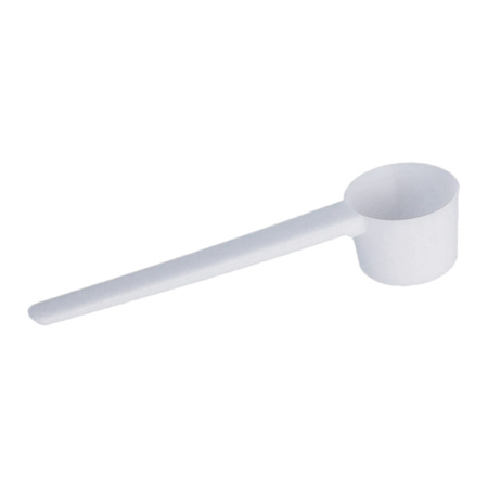 Plastic deep teaspoon - measuring cup - 5g - disposable