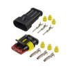Superseal 3 PIN connector set - plug+socket 3PIN - hermetic connector - sealed