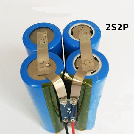 BMS PCM 2S 8.4V 5A module - PCB for charging and protecting 18650 Li-ion cells