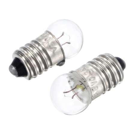 Mini żarówka 1,5V- biała ciepła - do doświadczeń DIY i obwodów elektrycznych