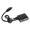 Konwerter przejściówka HDMI do VGA - D-SUB GOLD + audio