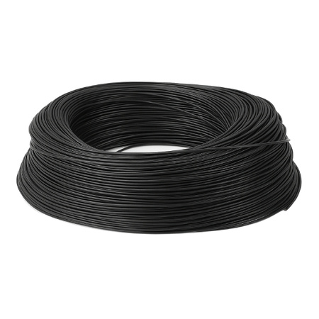 Przewód silikonowy miedziany ocynowany 20AWG - 100 żył - 0,5mm2 - czarny - elastyczny