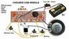 Sound module - alarm - 3V - guard - ambulance - police car - rifle - KD9561