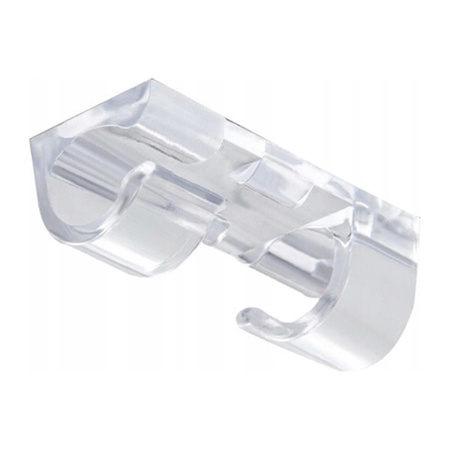 Cable organizer 10mm - 16 pcs transparent - wire bundle holder