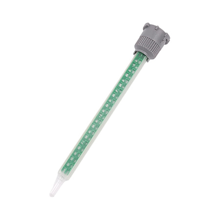 Nozzle for two-component glue - 1:1 - 120mm - square - mixer