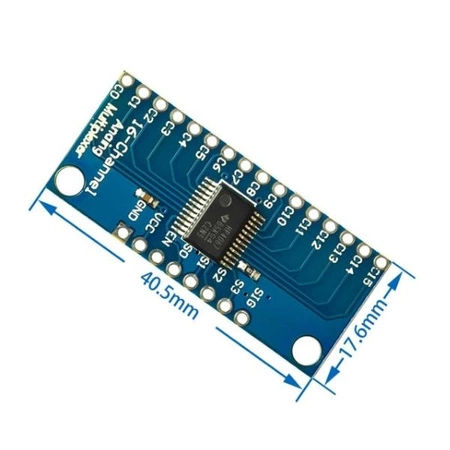16-kanałowy analogowy multiplekser - HP4067 - Moduł do Arduino