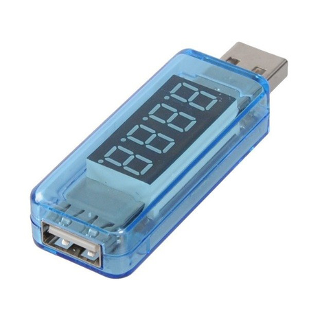 USB meter - measuring voltage, current and power - 3-8V and 0-3A and power up to 20W