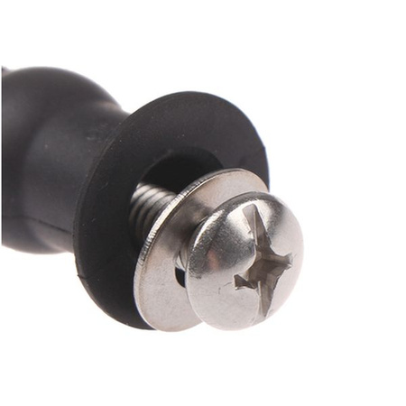 Śruba rozprężna do mocowania deski sedesowej M5 14mm  z kołnierzem 18mm- śruby - 2 szt