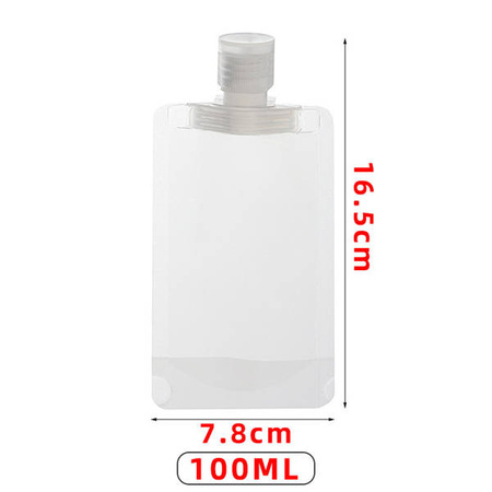 Butelka podróżna 100ml - elastyczny pojemnik na kosmetyki