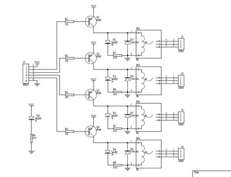 Moduł przekaźnika 4-kanały - 5V - 10A/250V - z optoizolacją - Arduino